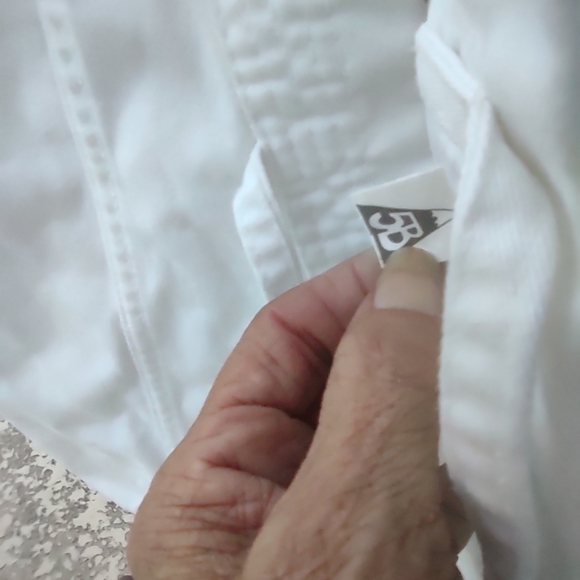 White Taekwondo uniform karate long sleeve size 5 - Picture 5 of 10